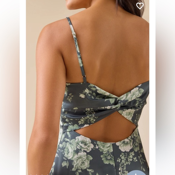 New with tags Altar’d State Reagan Floral Satin Midi Dress - Picture 5 of 5